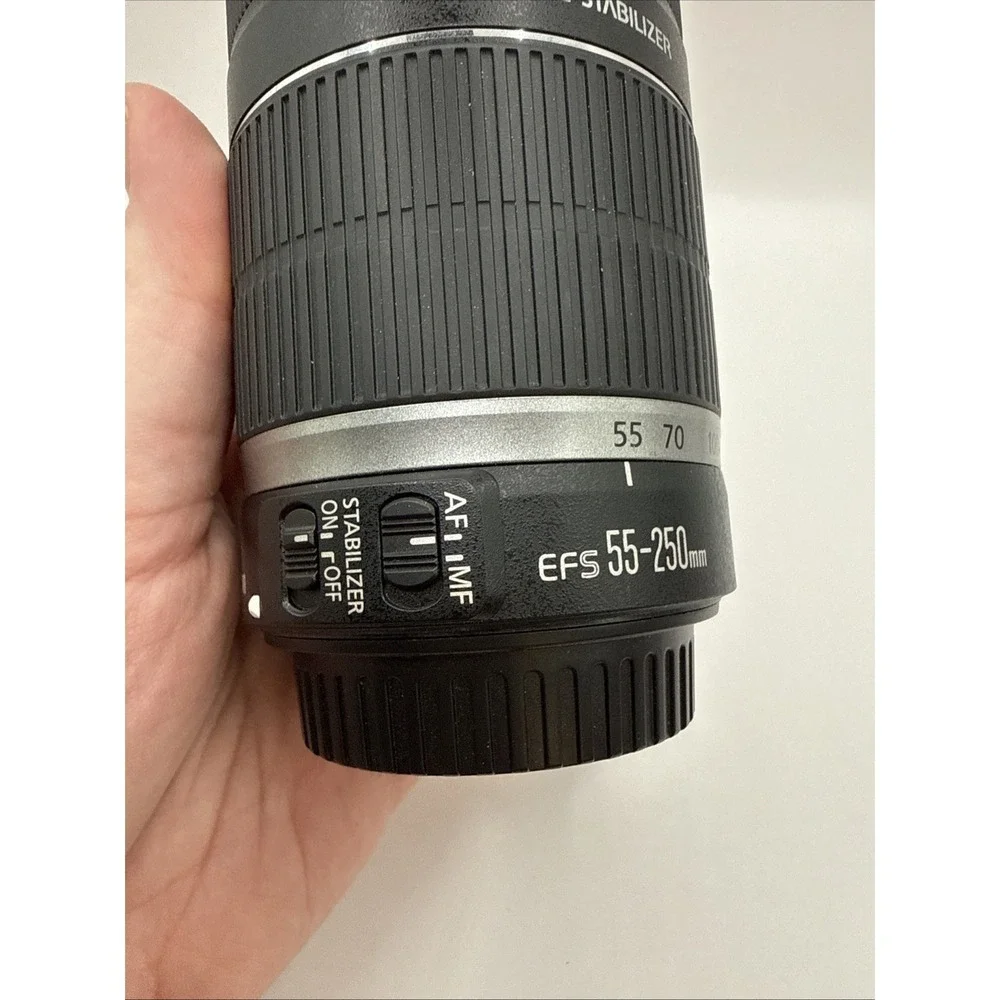 Canon EF-S 55-250mm 1:4-5.6 IS Zoom Lens Image Stabilizer Tested Works